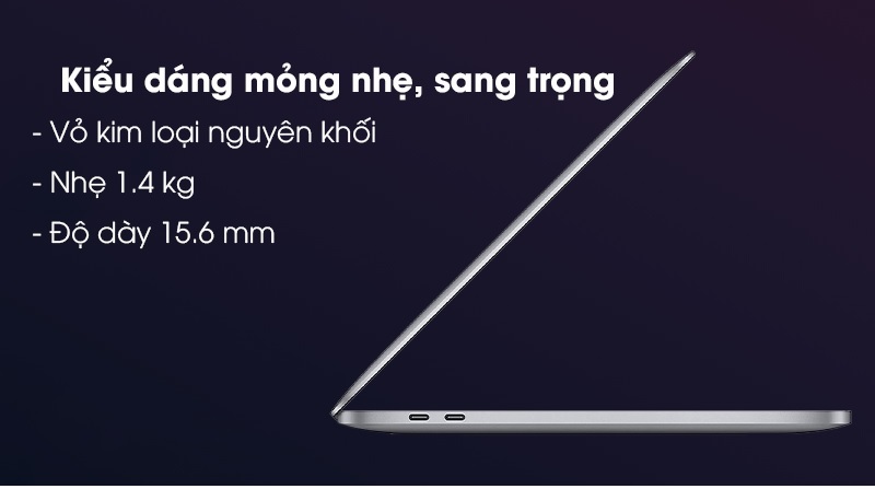 Vỏ kim loại nguyên khối mỏng nhẹ